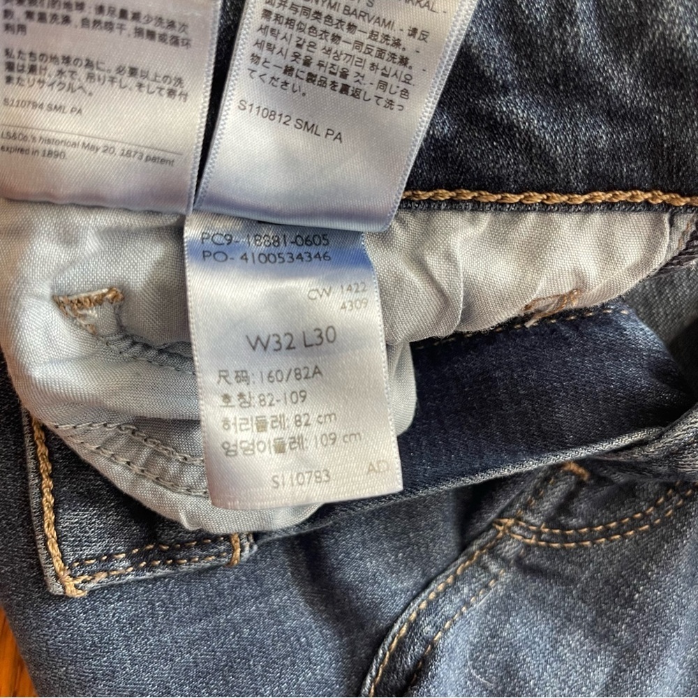 Levi’s 711 Skinny Jeans – Mid Rise • Women’s Skinny Fit size 32x30 - Picture 11 of 11